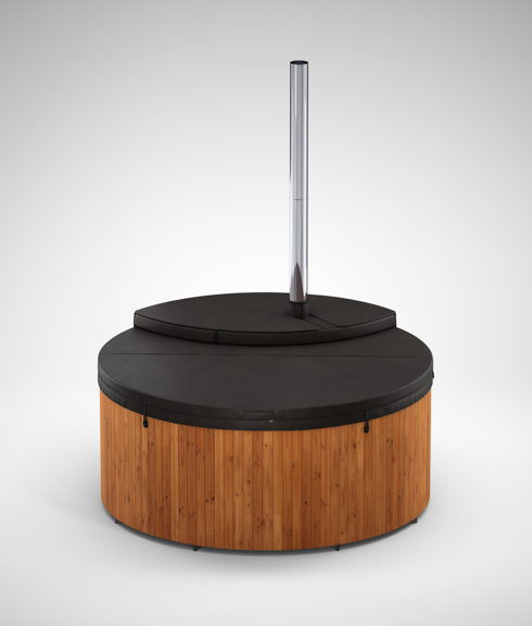 Couvercle isolant pour Rojal de Skargards Une image du couvercle isolant pour le bain nordique Rojal de Skargards.