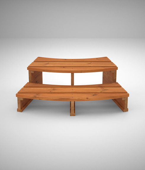 Trappetrin med to trin Produktbillede af trappetrin med to trin